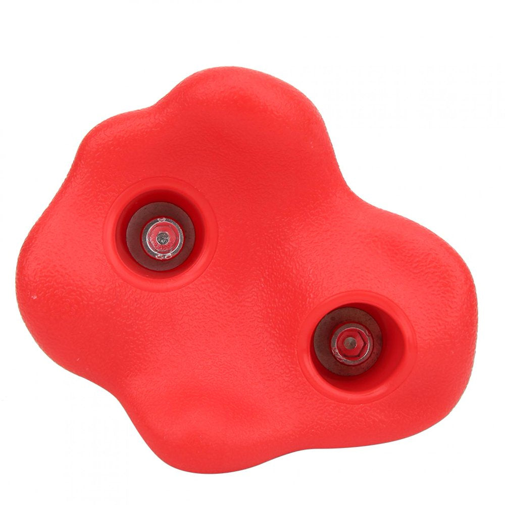Rock Climbing Holds, Rock Climbing Accessories 10 Pcs Climbing Holds, Wall Climbing Accessories for Amusement Equipment Red