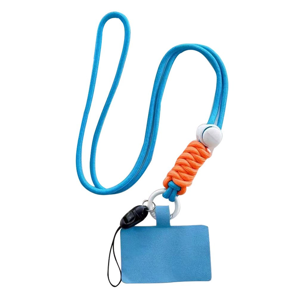 Thinsont Universal Mobile Phone Lanyard Adjustable Detachable Neck Hanging Rope Anti-Lost Straps Accessory Outdoor Climbing Purple Yellow Long