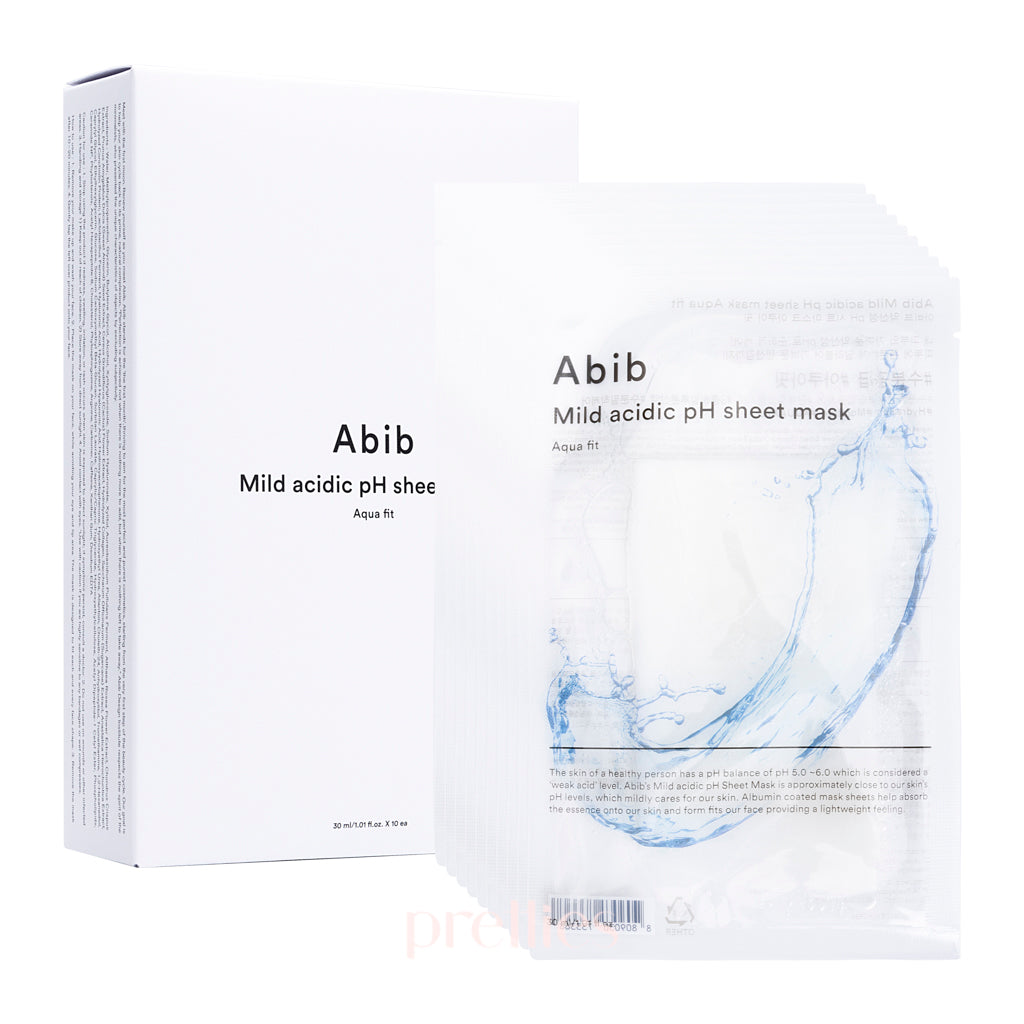Abib Mild Acidic PH Sheet Mask - Aqua Fit (10 Sheet/Box)