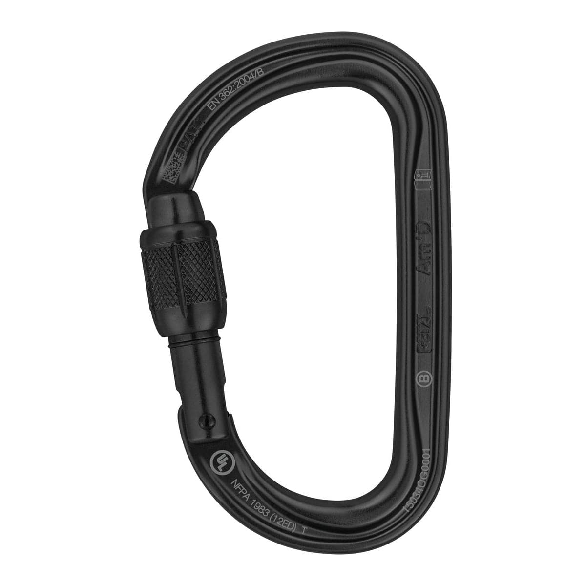 Petzl Am'D Lightweight asymmetrical screw lock carabiner
