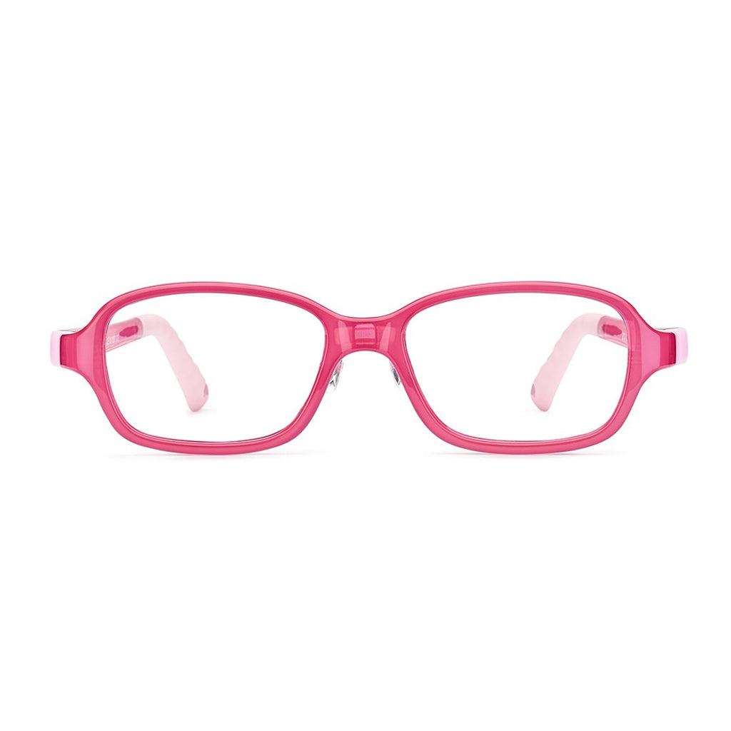 Nano Replay Custom Fit with QIAO Adjustable Bridge Crystal Pink front view