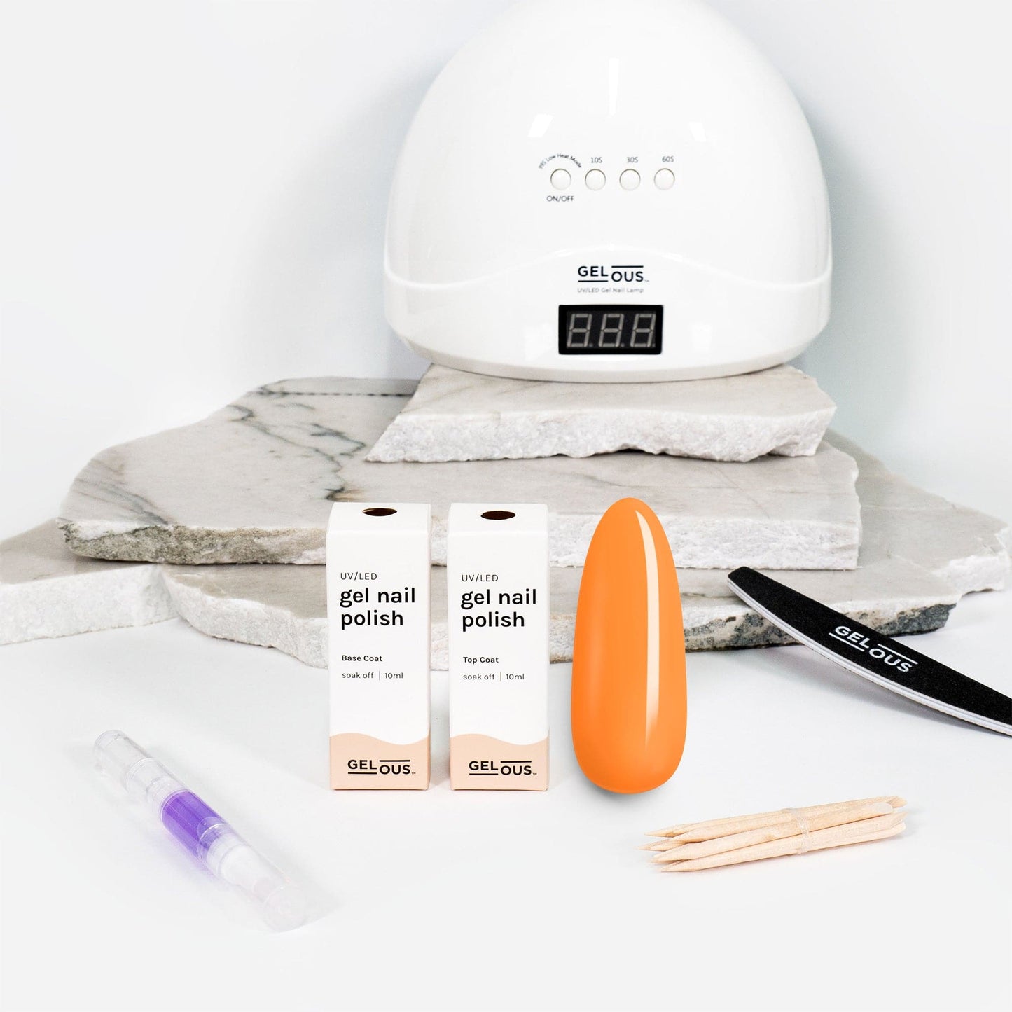 Gelous gel nail polish Tropical Punch Essentials Pack - photographed in New Zealand