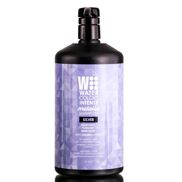 Tressa Watercolors Intense Metallic Color Maintenance Shampoo 1 Liter - Silver