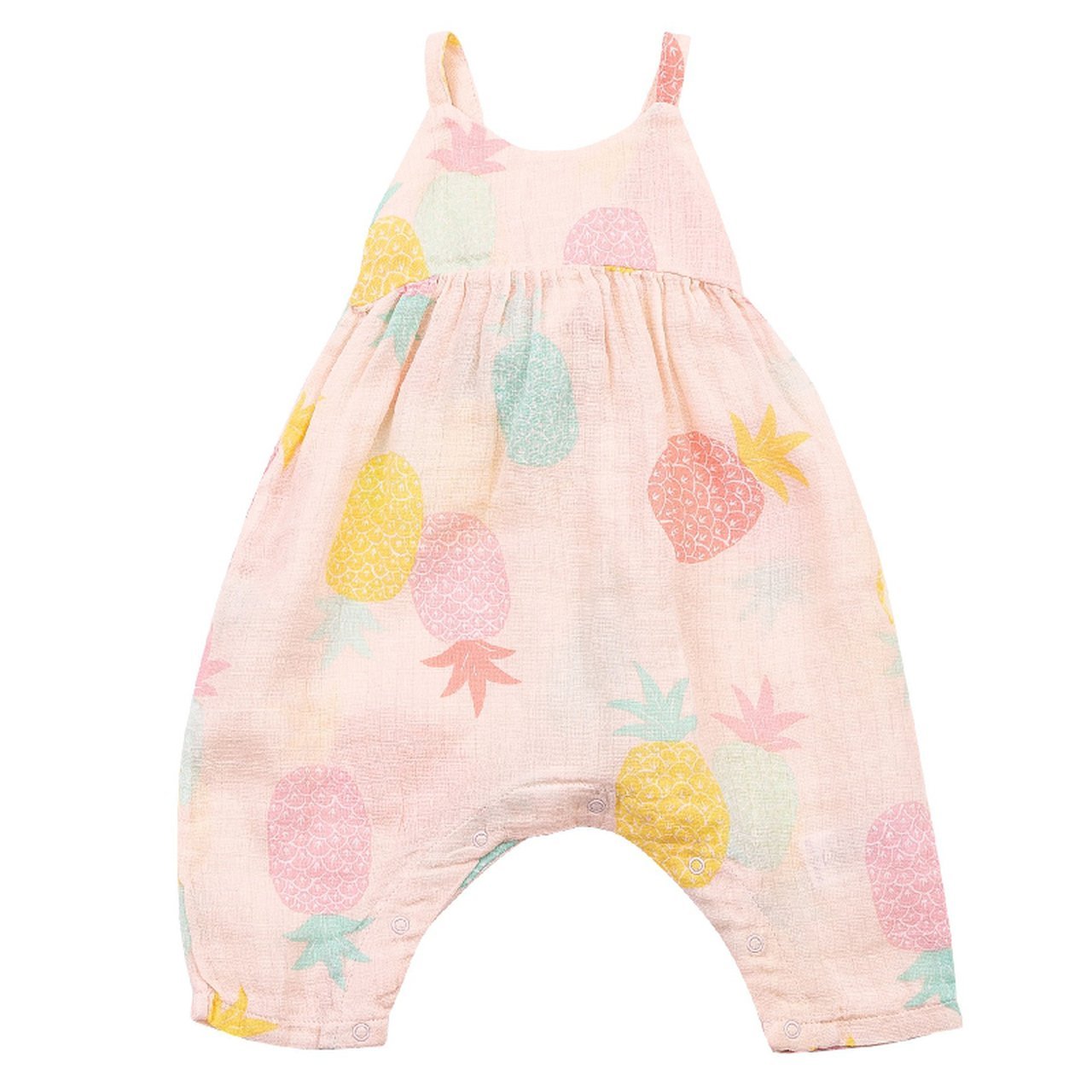 Angel Dear Pineapples Tie Back Romper