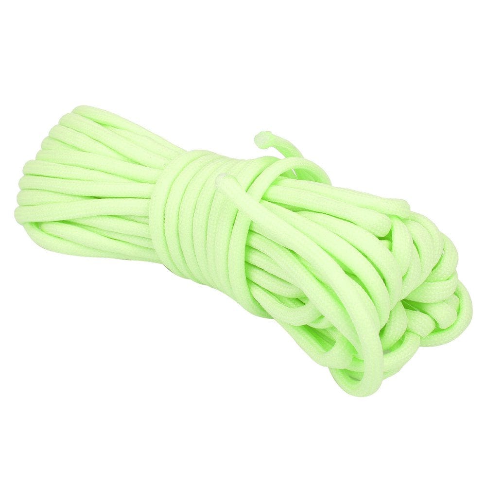 Camping Rope, Luminous Paracord Rope, 308.6Lb for Outdoor Climbing Camping Hiking Green