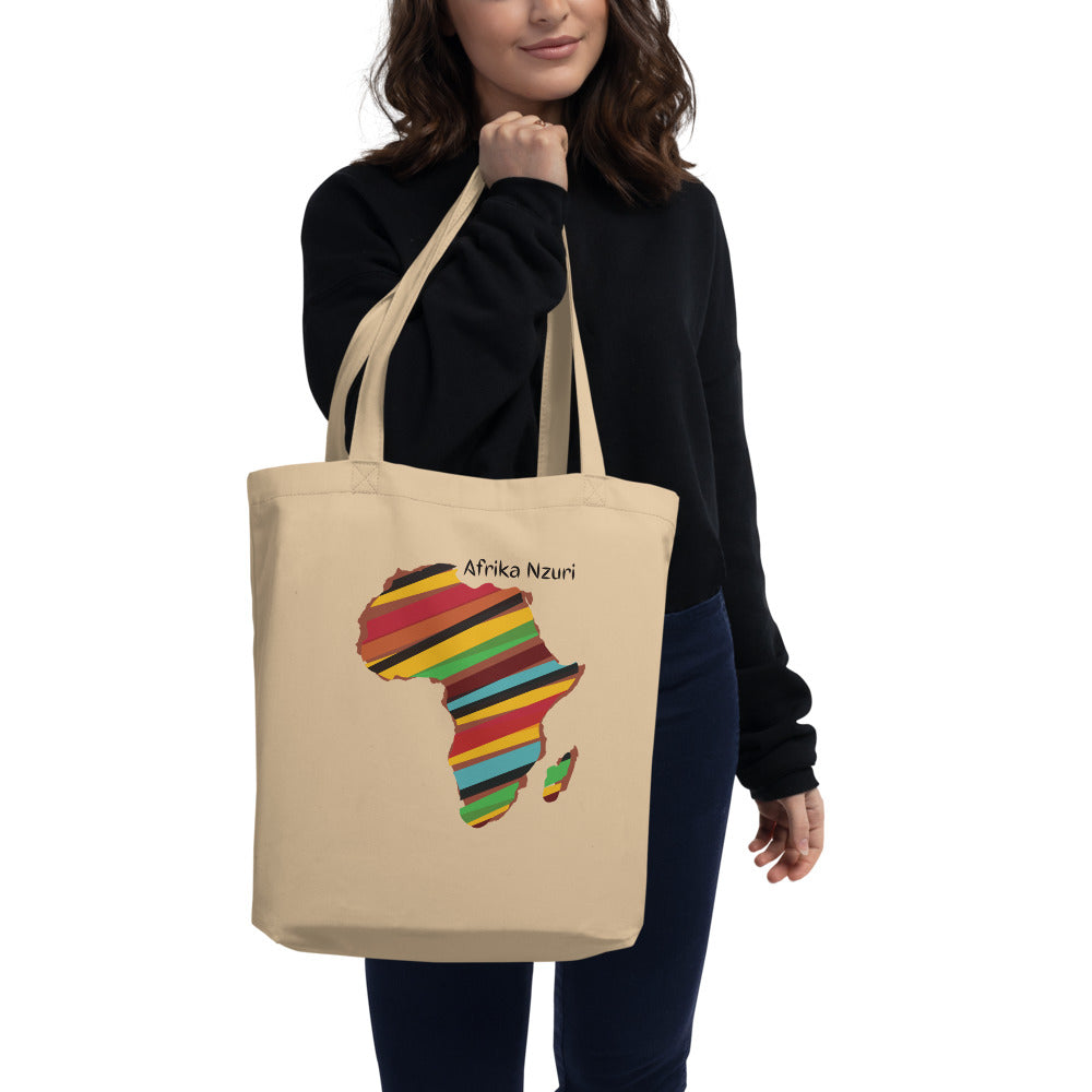 Afrika Nzuri (Beautiful Africa) Eco Tote Bag