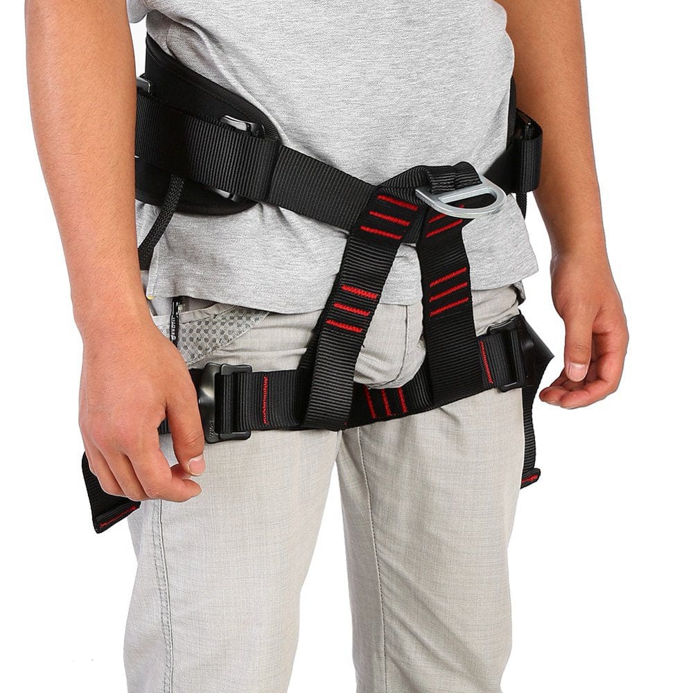 Fdit Adjustable Outdoor Heavy Duty Tree Climbing Rappelling Belt Safety Harness Protective Gear, Safety Harness, Climbing Harness