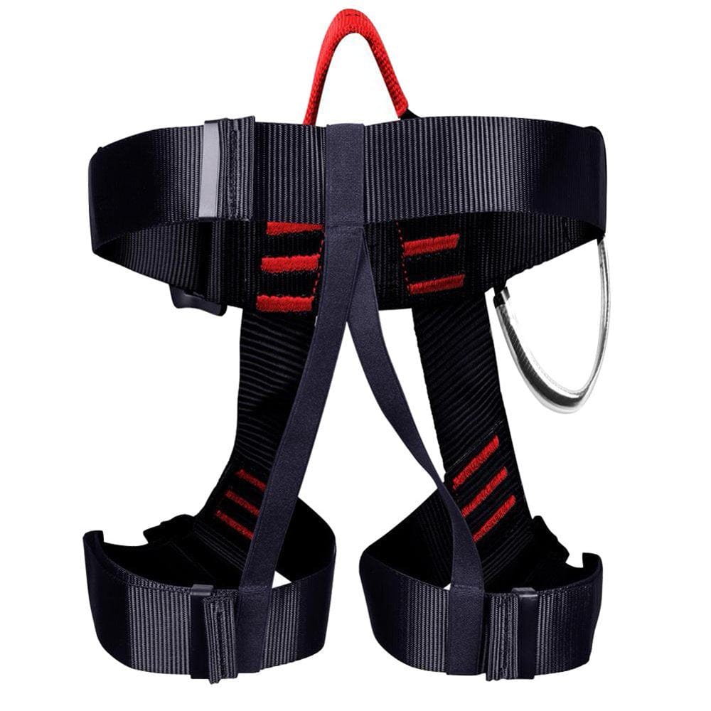 Limbing Harness Protect Leg Waist Wider Safe Seat Belts for Mountaineering Outward Band Fire Rescue Expanding Training Rock Climbing Rappelling Equipment Women Men Children Half Body Guide Harness