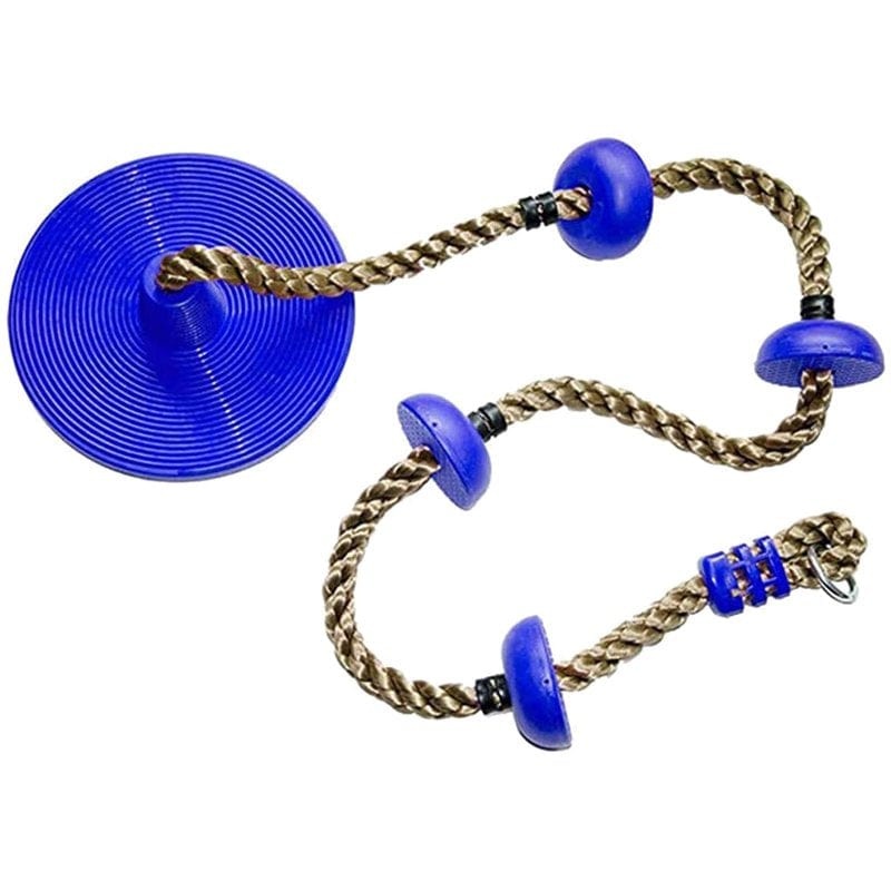 MEIDELI Climbing Rope Swing Adjustable Creative Plastic Kids Outdoor Climbing Disc Swing Toy for Gift
