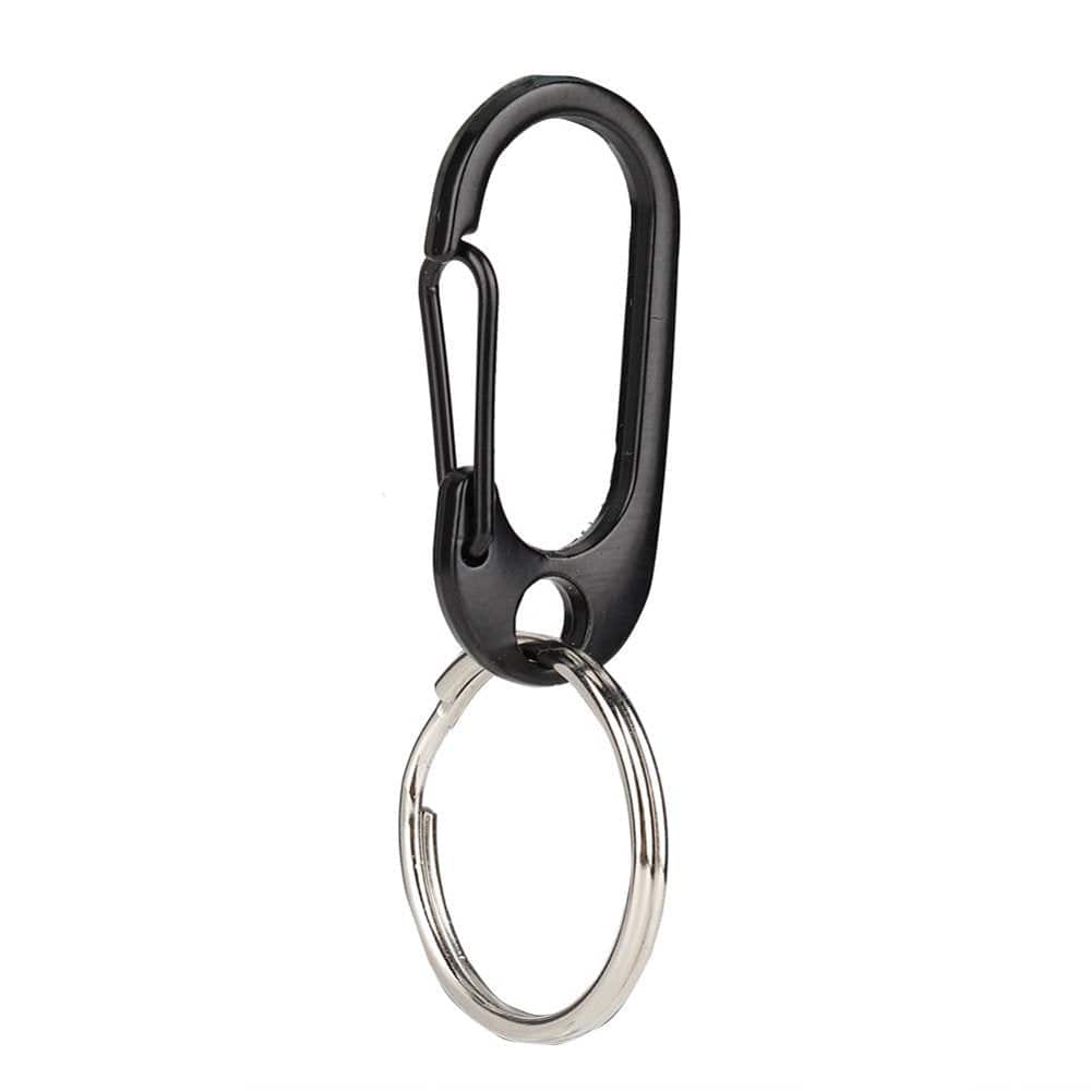 Mgaxyff Key Chain Clip,Key Ring,Outdoor Alloy Quick Release Carabiner Key Buckle Clip Keyring Climbing Accessory