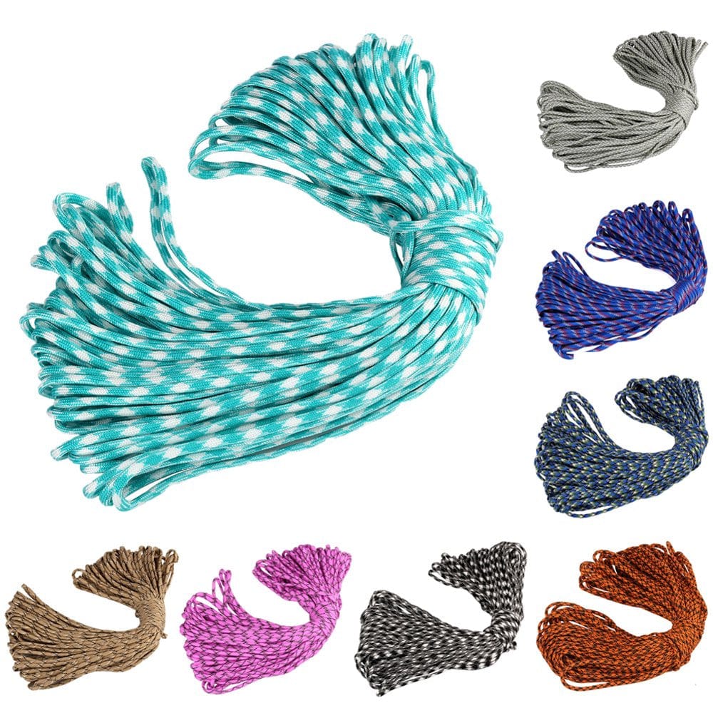 Opolski Durable 31M 7 Strand Cord Rope Survival Hiking Climbing Camping