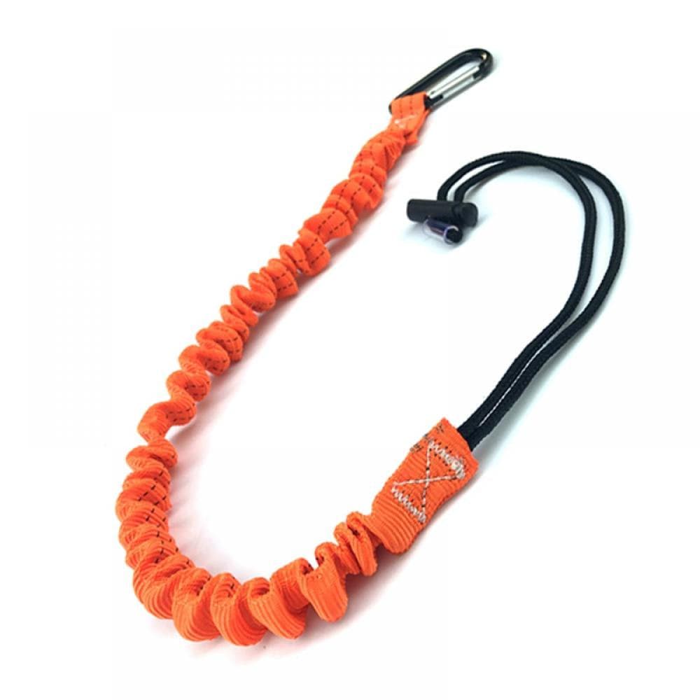 Outdoor Carabiner Professional Retractable Safety Lanyard Outdoor Climbing Telescopic Rope Elastic Climbing Tool
