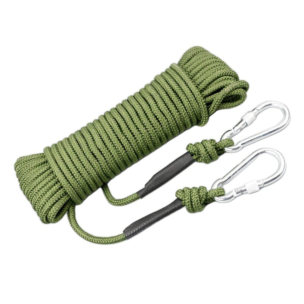Static Rock Climbing Rope Fire Rappelling Rope for Mountain Climbing Emergency , 15 Meters