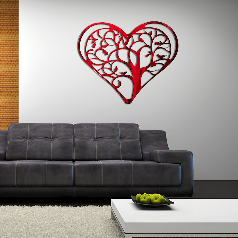 Tree Of Love Metal Monogram