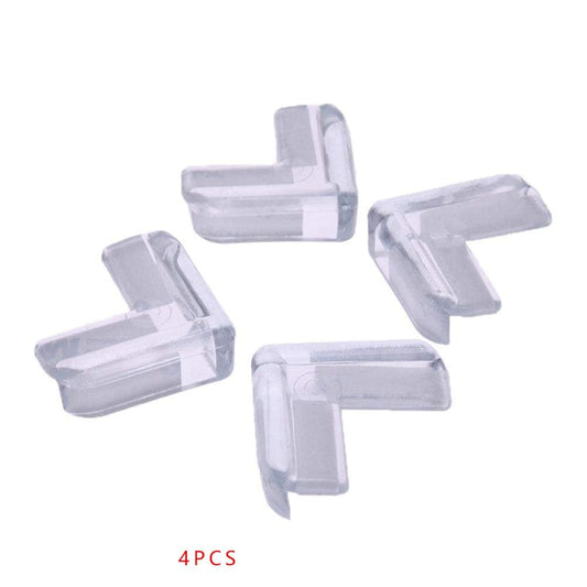 4Pcs Transparent Anti-Collision Angle PVC Pad Child Safety Corner Guard Baby Collision Proof Protector - by ROBOT-GXG