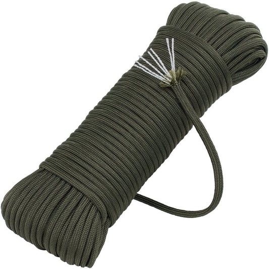 50 Ft. Type III 7 Strand 550 Paracord Mil Spec Olive Drab Parachute Cord Outdoor Rope Tie Down