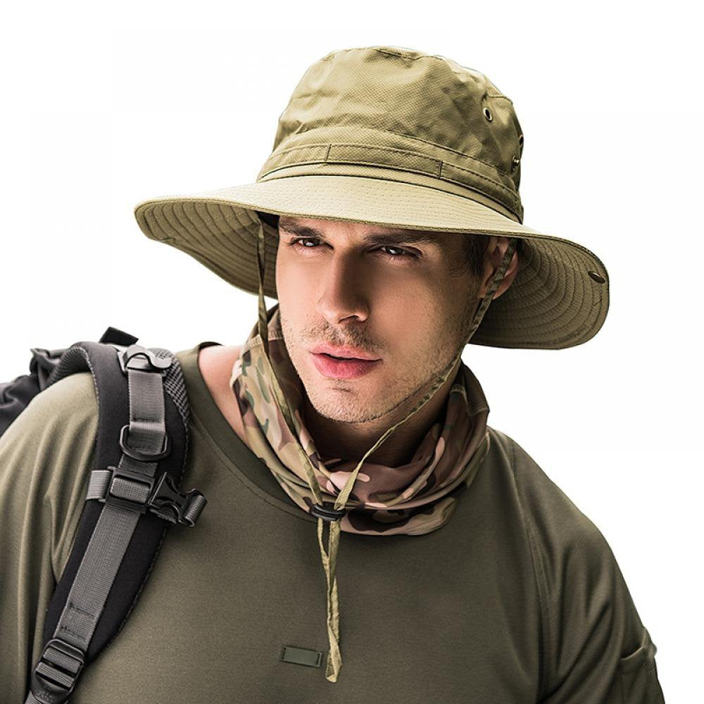 Fisherman Bucket Hat Quick-Drying Sunshade Sports Cap Outdoor Fishing Cycling Climbing Sportswear Accessories