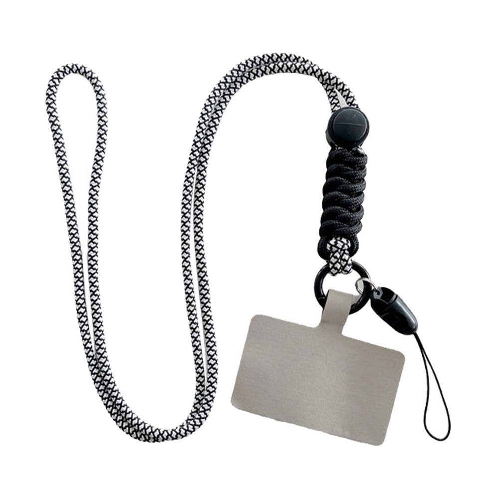 Thinsont Universal Mobile Phone Lanyard Adjustable Detachable Neck Hanging Rope Anti-Lost Straps Accessory Outdoor Climbing Purple Yellow Long