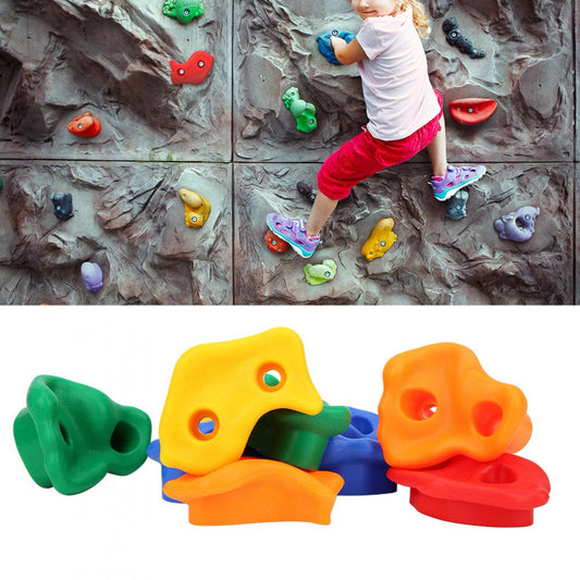 LAFGUR Children Rock Climbing Wall Holds Set Colorful Practical Playground Equipment Accessory,Children Climbing Holds,Playground Equipment Climbing Holds