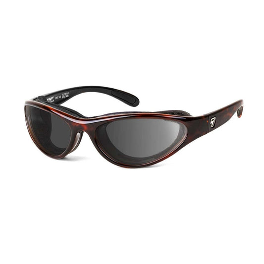 7eye Viento in Dark Tortoise Frame and Grey Lens profile view