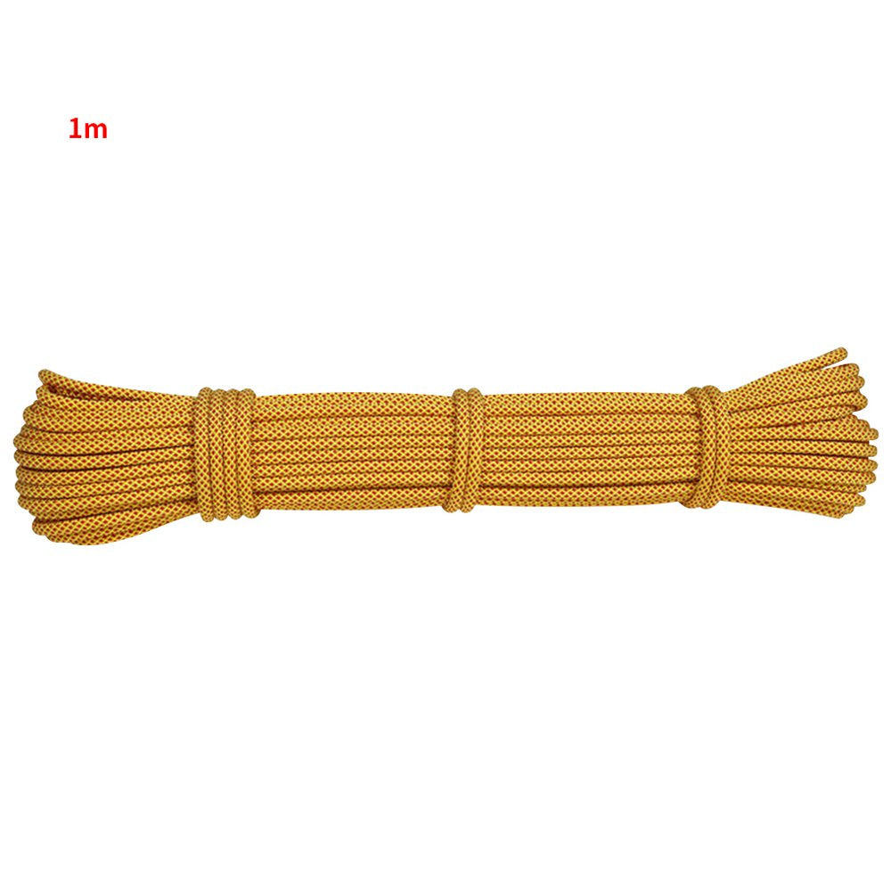 Aoanydony 2.5M Paracord Rock Climbing Rope Accessories Cord 6Mm Diameter 5KN High Green 1M