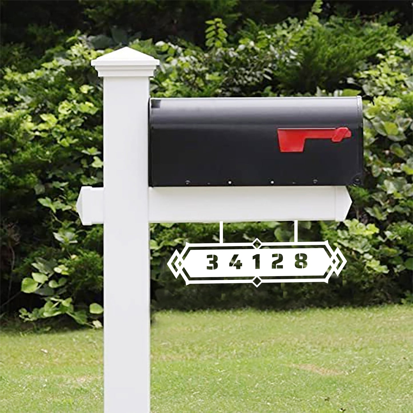 Luxury Address Mailbox Sign