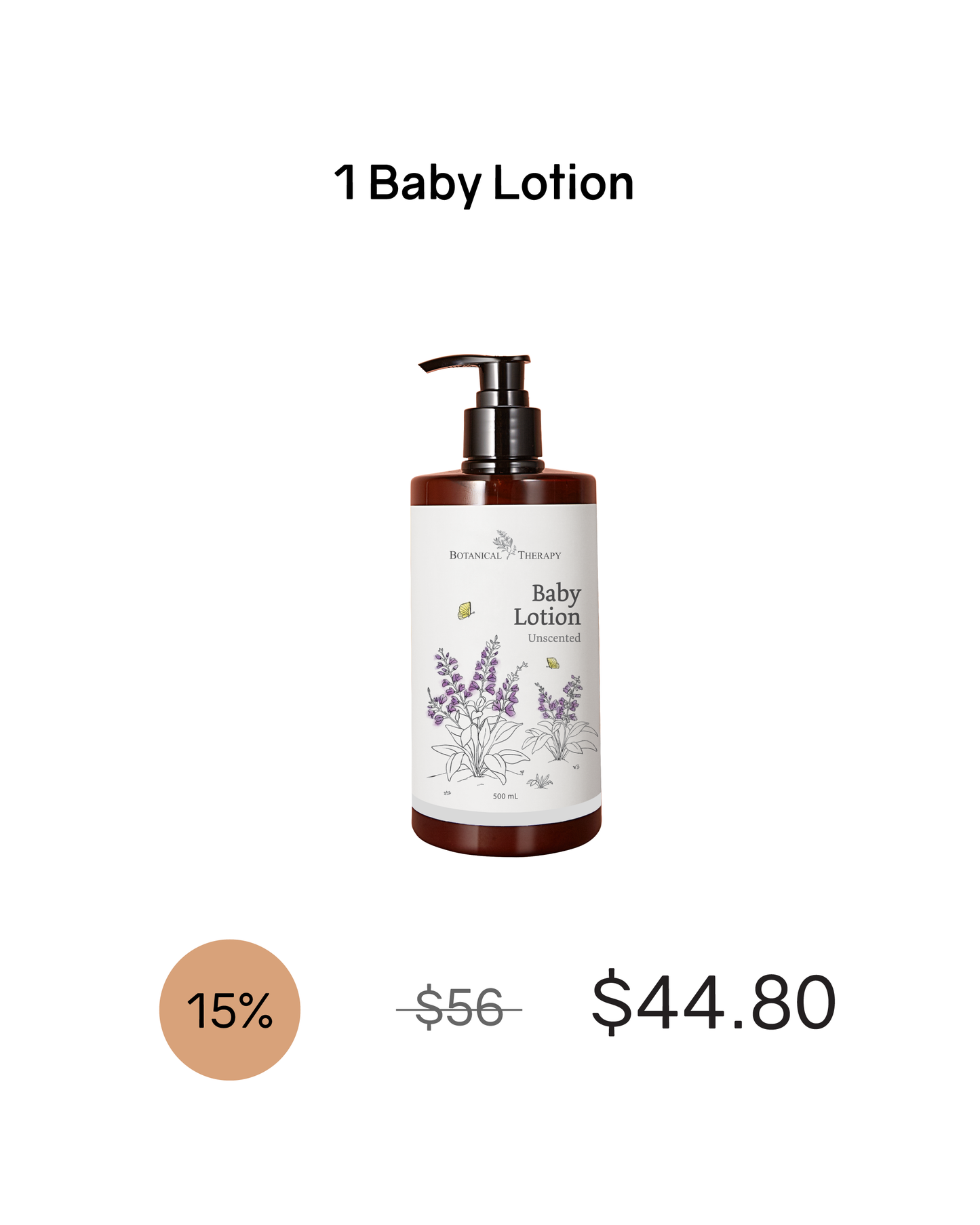 [PROMO] Botanical Therapy Moisture Therapy Baby Lotion