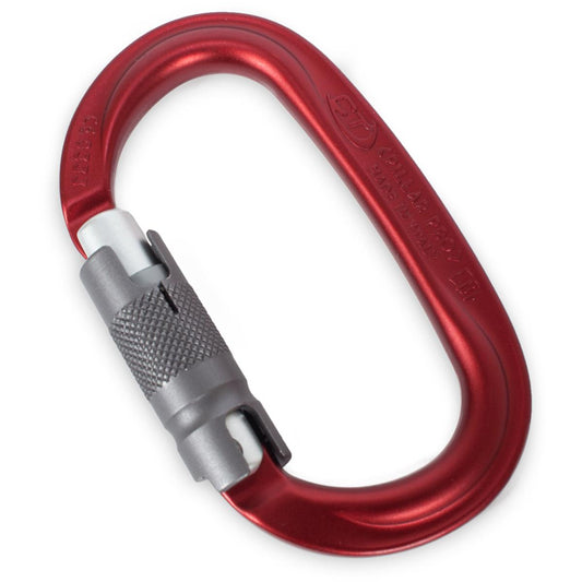 CT Oval Carabiner | Red with Gray Gate