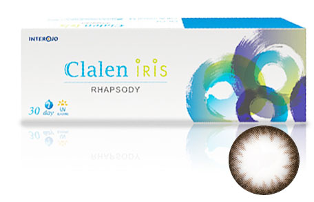 Clalen Iris Rhapsody Brown Contacts 30 pack