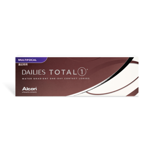 Dailies Total 1 Multifocal presbyopia contact lens - v sense optics daily disposable alcon thin breathable wetting ability comfort wear on eyes cornea sharp clear vision affordable contacts define eyes 30 pack best lenses oxygen moisture technology silicone hydrogel water-oxygen matrix