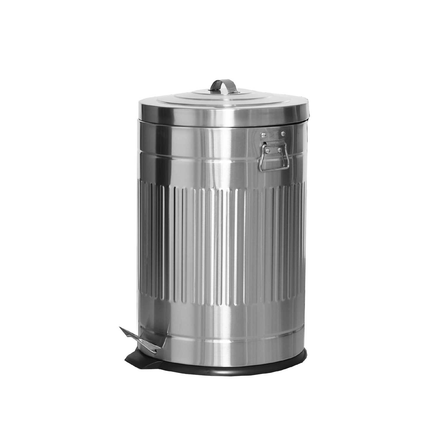 Galvanized Iron Trash Can - 12 Liters
