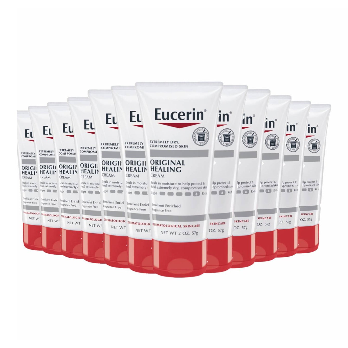 Eucerin Original Healing Rich Creme - 2 Oz, 12 Pack