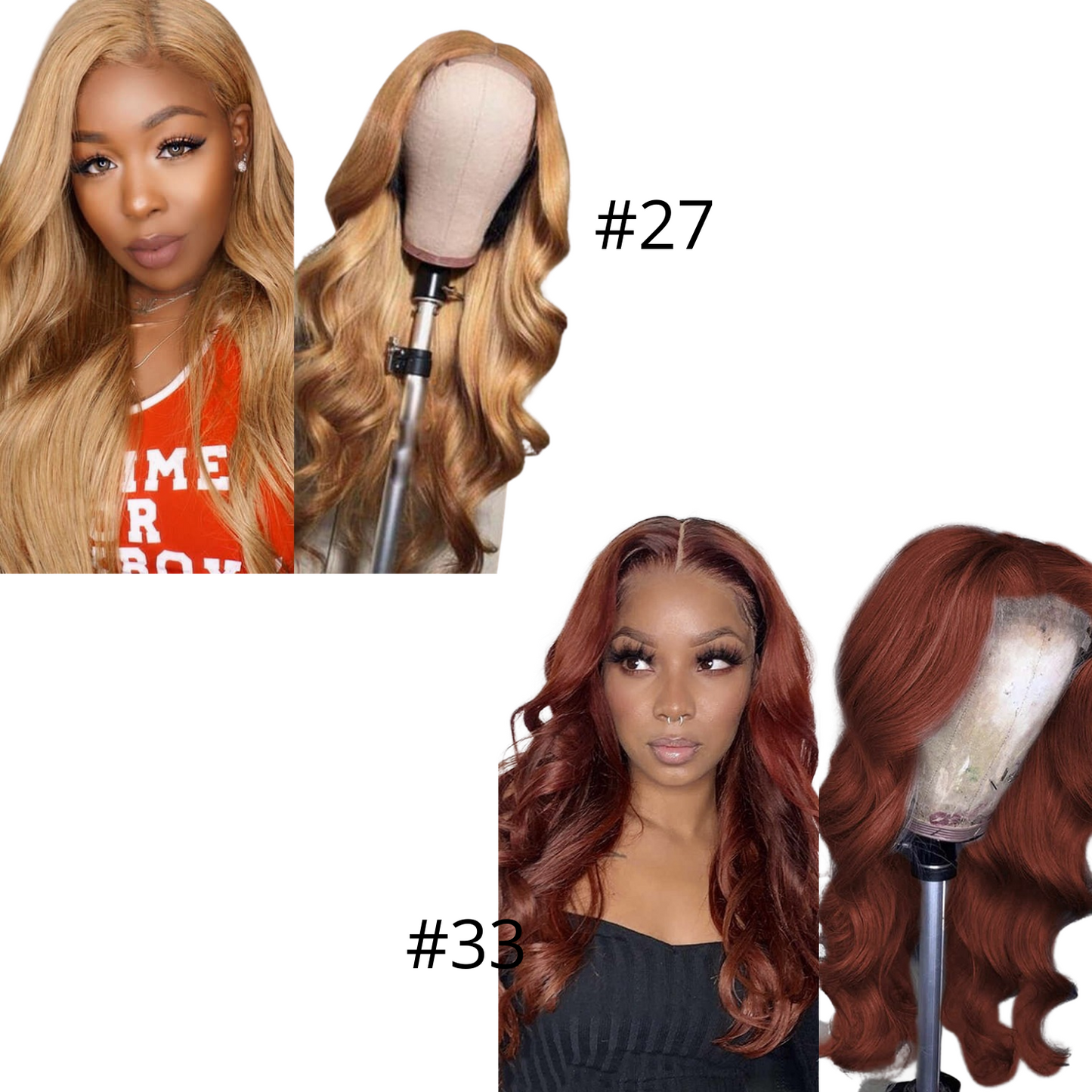 Transparent Lace 4x4 Closure Wigs