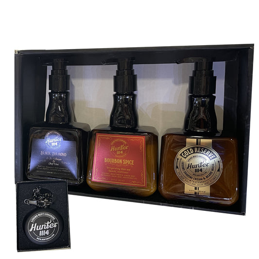 Hunter 1114 Essential Men's Grooming Kit w/Pocket Watch(Father's Day Promo)