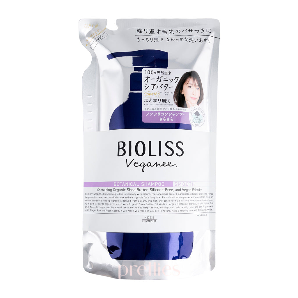 KOSE Bioliss Veganee Botanical Shampoo - Smooth (Refill) 340ml