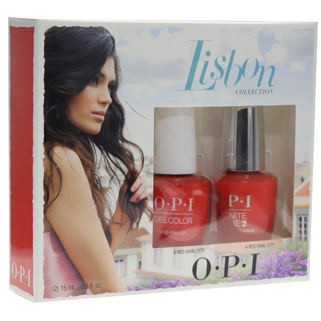 OPI Lisbon Collection Gel & IS Duo A Red-Vival City