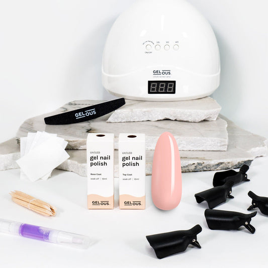 Gelous gel nail polish Arabesque Starter Pack - photographed in New Zealand