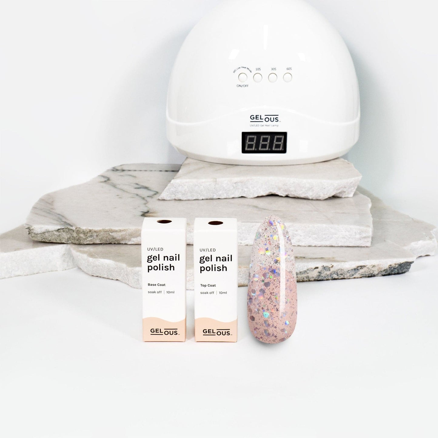 Gelous gel nail polish Ice Queen Basic Pack - photographed in New Zealand