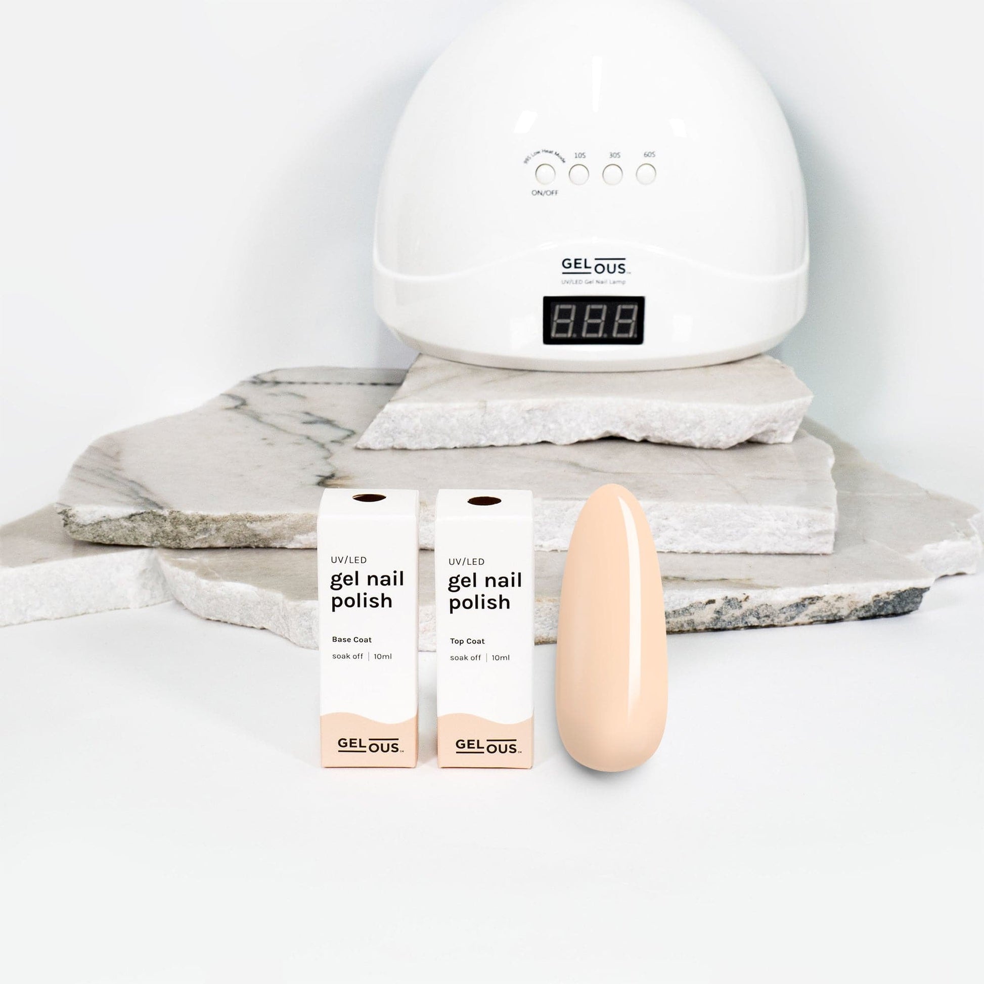 Gelous gel nail polish Kiss My Peach Basic Pack - photographed in New Zealand