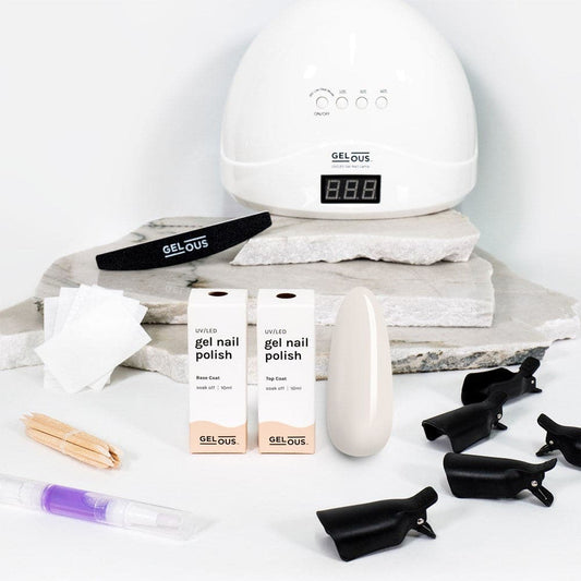 Gelous gel nail polish Milk and Honey Starter Pack - photographed in New Zealand