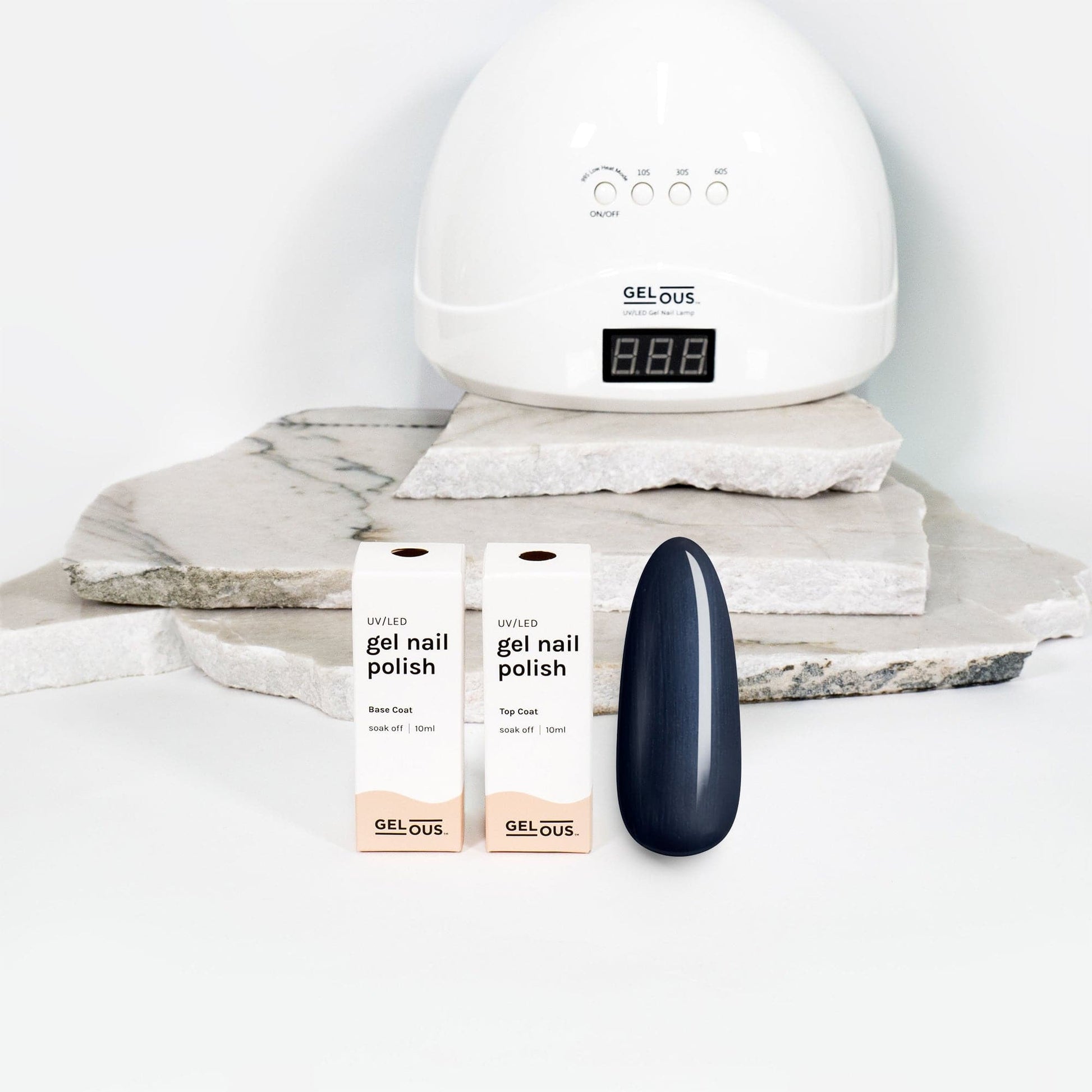 Gelous gel nail polish Midnight Blues Basic Pack - photographed in New Zealand