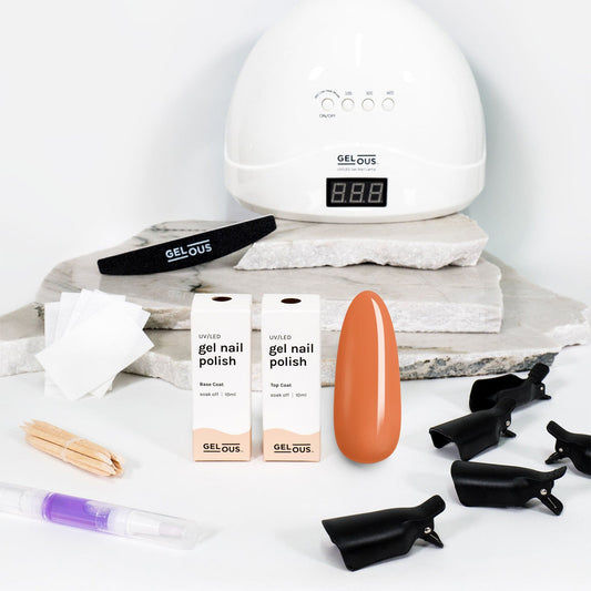 Gelous gel nail polish Red Desert Packs Starter Pack - photographed in New Zealand