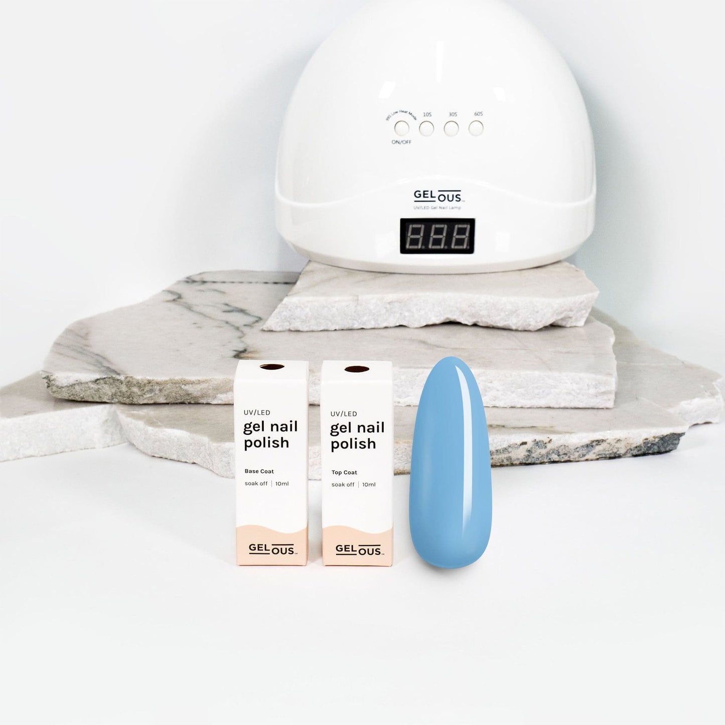 Gelous gel nail polish Rain Dance Basic Pack - photographed in New Zealand