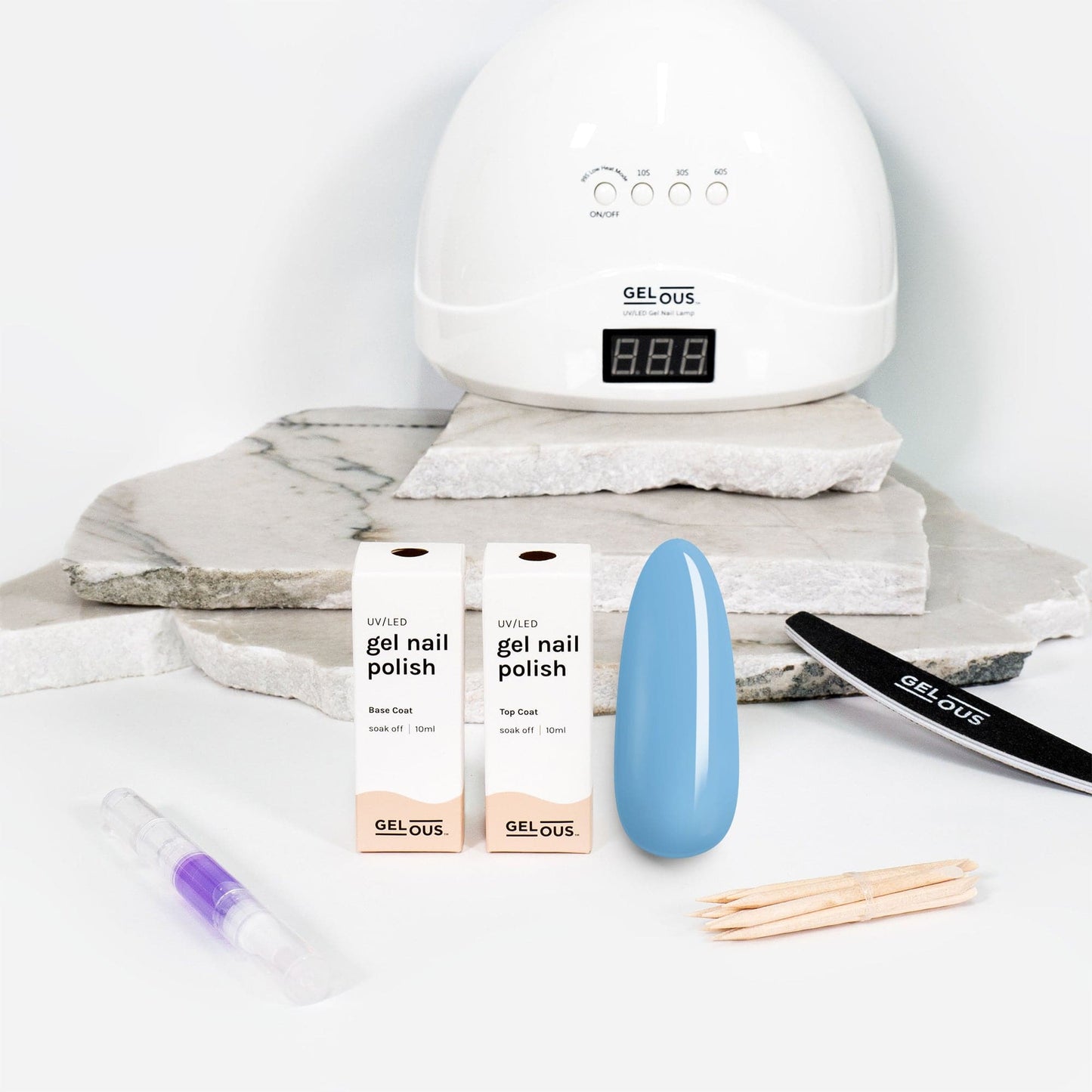 Gelous gel nail polish Rain Dance Essentials Pack - photographed in New Zealand