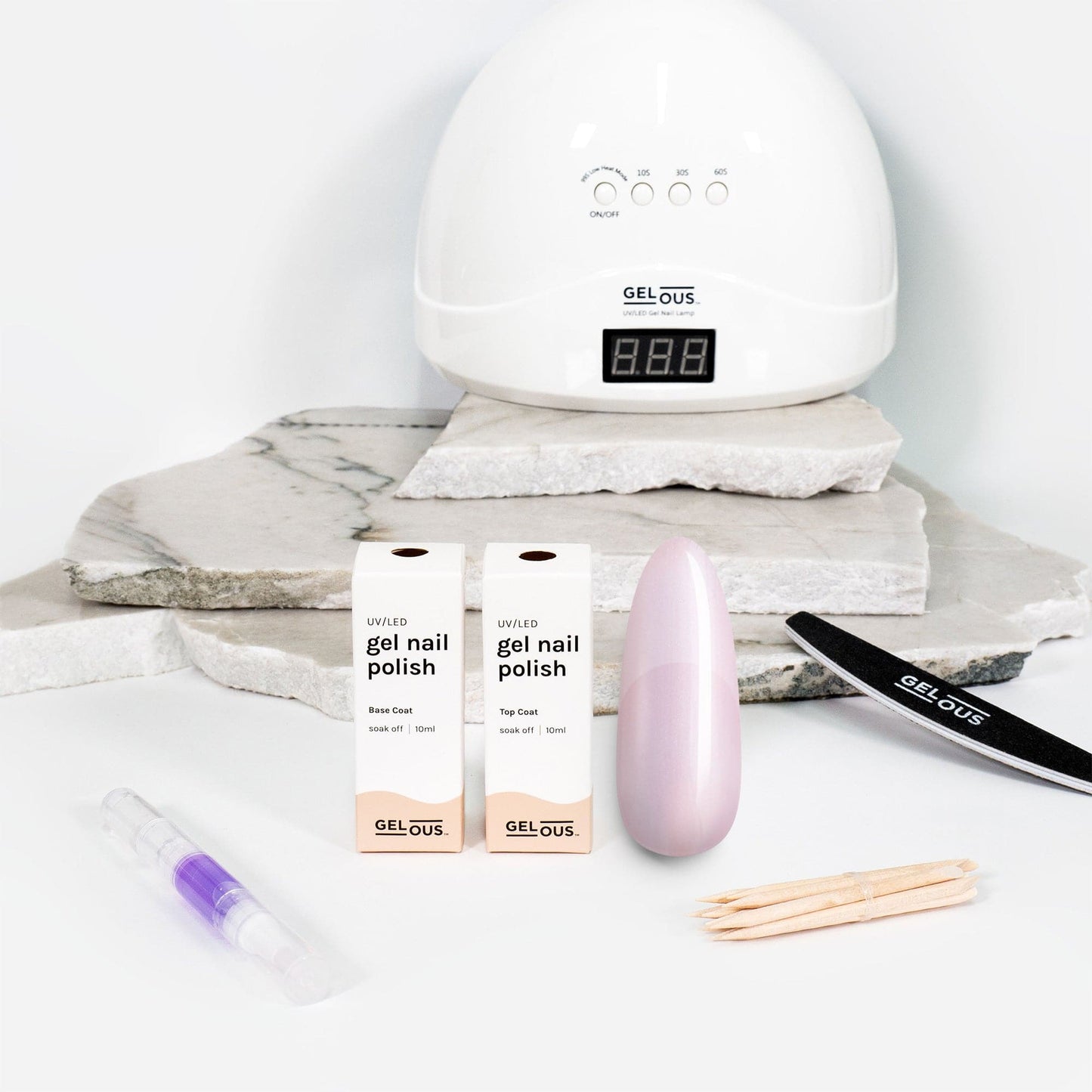 Gelous gel nail polish Shy Girl Essentials Pack - photographed in New Zealand