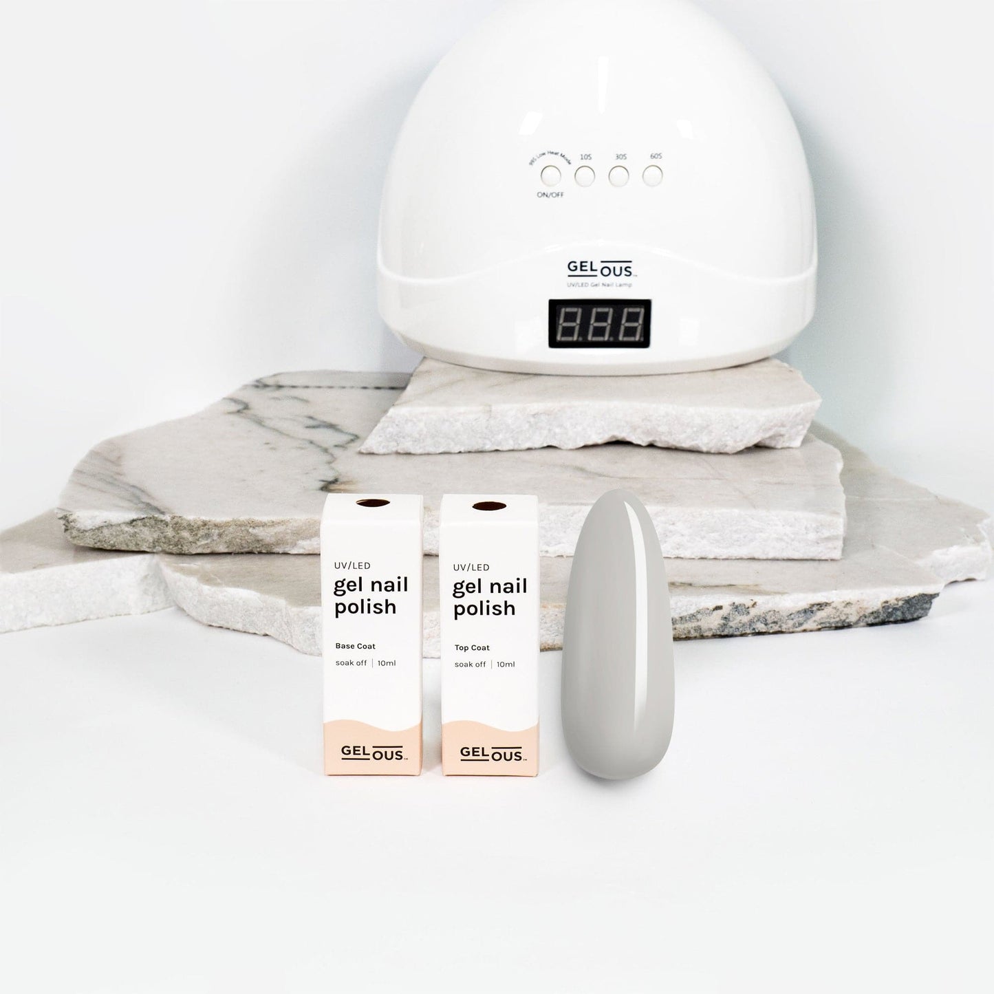 Gelous gel nail polish Skipping Stones Basic Pack - photographed in New Zealand