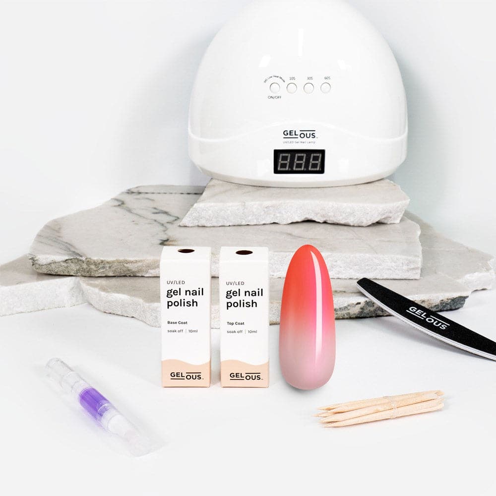Gelous gel nail polish Thermal Happy Hour Essentials Pack - photographed in New Zealand