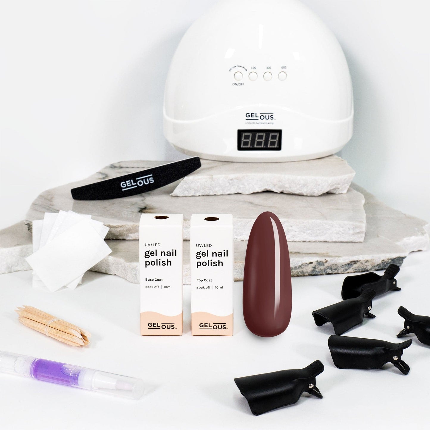 Gelous gel nail polish Woodland Starter Pack - photographed in New Zealand