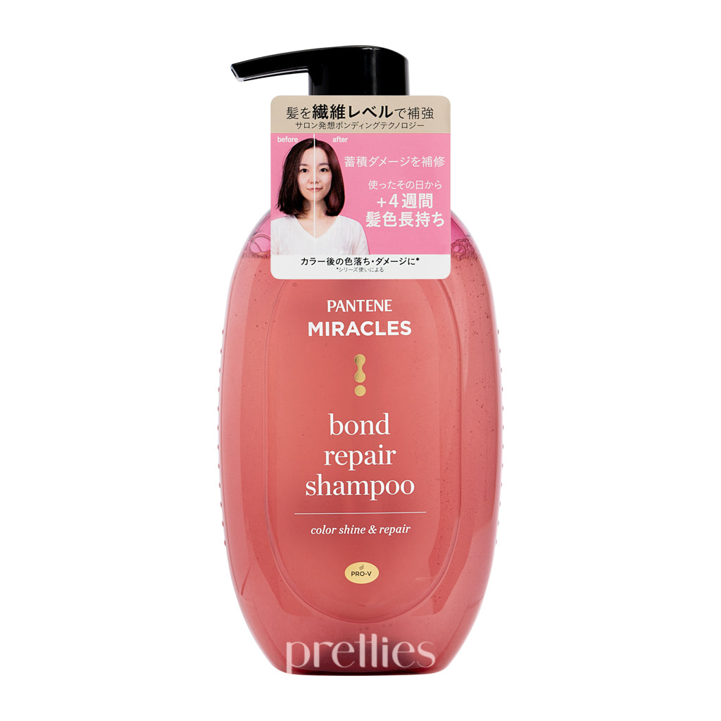 P&G Pantene Miracles Bond Repair Shampoo - Color Shine & Repair (For Colored Hair) 440g (Pink)