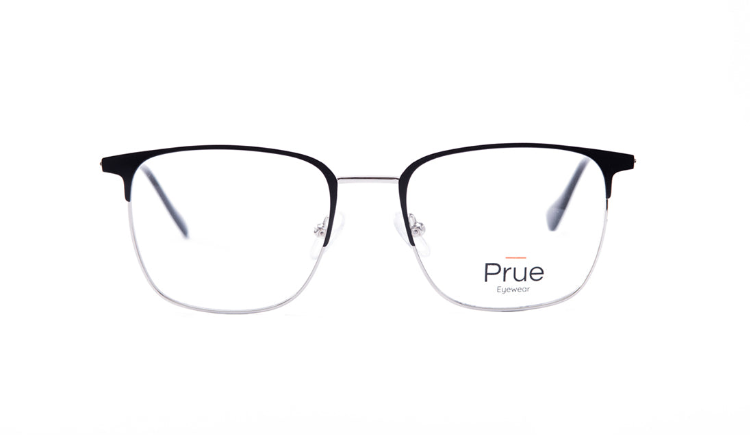 Frames Liam Black, D Frame, Frames, Grey, Mens, Metal, Prescription, Prue, Small